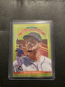 2020 Nolan Arenado Optic DK LIME GREEN Prizm Rockies - Picture 1 of 2