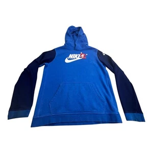 Nike Pullover Hoodie Boys XL Blue Fleece GFX Golf Club Logo Graphic DD8655-480 - Picture 1 of 10