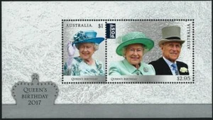 AUSTRALIA - 2017 'QEII CUMPLEAÑOS' Hoja Miniatura MNH [D4028] - Imagen 1 de 1