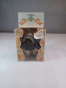 Vintage 1985 Disney Mickey Mouse Infant  Baby Shoes New In Original Box 