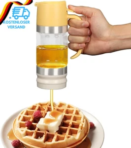 Honigspender Tropffrei Glas Honig Spenderflasche Tupper Honigglas Dispenser Mit - Bild 1 von 12