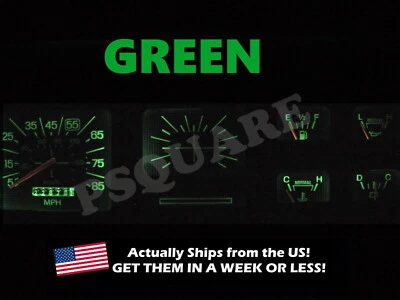 Gauge Cluster LED Dash kit Green For Ford 80 86 F100 F150 F250 F350 Truck  - Image 1 of 2