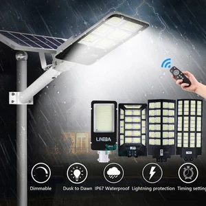 99990000000LM De Luz LED Lampara Solar Para Patio Exterior Jardin Luces En Calle - Picture 1 of 253