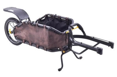 USED Burley Coho XC Single Wheel Cargo Bike Trailer w/ 16"+ Wheel Kit - Image 1 of 4