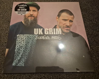 Sealed - Sleaford Mods - UK Grim UK Limited Edition White Vinyl LP - Post Punk - Image 1 of 4