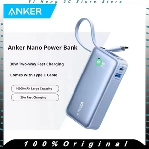 Anker Nano 20000mAh Power Bank 30W PD Fast Charger USB C Portable Battery Pack - Picture 1 of 18