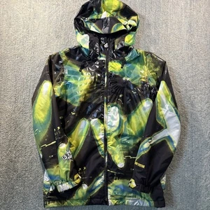 Vintage Y2K Volcom Snowboarding Jacket Entertainment Sz M 90s Thermonite AOP - Picture 1 of 20