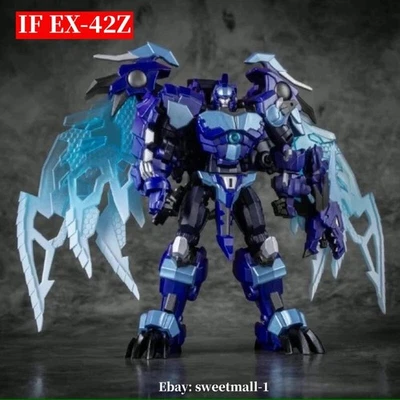 Iron Factory IF EX-42Z Absolute Zero Cryotek Blue Dragon Action Figure IN STOCK - Image 1 of 4
