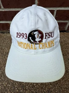 Vintage 1993 Florida State National Champions Hat FSU Seminoles SnapBack - Picture 1 of 9