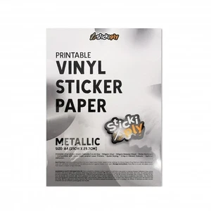 Papel adhesivo vinilo imprimible A4 - Metálicos - 10 hojas - Imagen 1 de 4