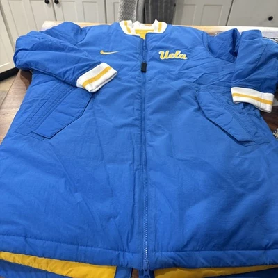 MENS NIKE TEAM ISSUED NCAA UCLA BRUINS #17  WINTER JACKET XL - Image 1 of 4