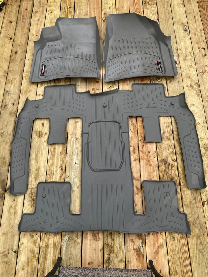 Chevrolet Traverse Buick Enclave GMC Acadia 2008-2017 juego completo gris Weathertech Foto 1 de 4