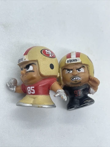 George Kittle Teenymates San Francisco 49ers 1" Nick Bosa color rush figure Cover