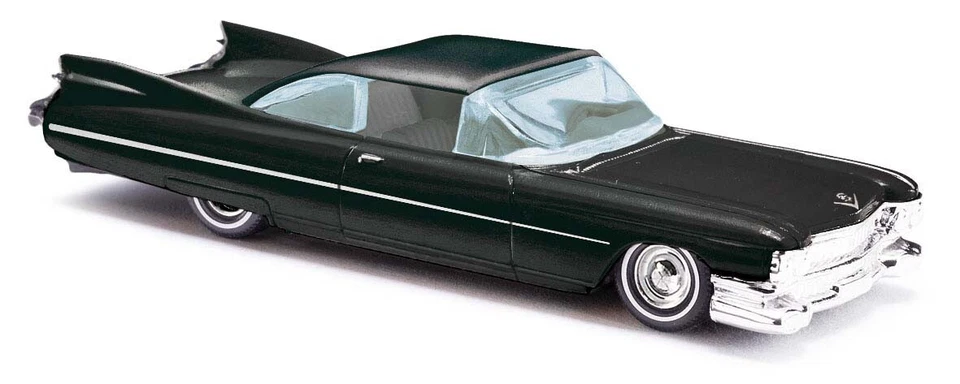HO 1:87 Busch # 45131 - 1959 Cadillac Eldorado Convertible - Top Up -BLACK - Image 1 of 1