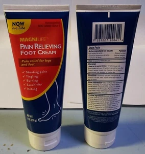 Magnilife Pain Relieving Foot Cream Shooting Pain Burning Tingling Itching 16 oz - Picture 1 of 3