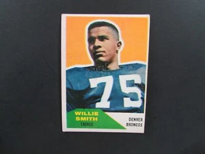 1960 Fleer Football Card #47 Willie Smith - Imagen 1 de 3