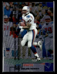 1999 Finest #63 Ben Coates Card New England Patriots - Picture 1 of 2