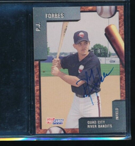 1992 Fleer ProCards #817 P.J. Forbes signed auto autograph swsw6