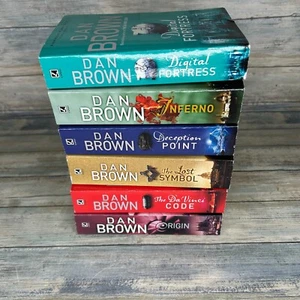 Dan Brown Bücher Lot Robert Langdon Set DaVinci Code Symbol Inferno Täuschung - Bild 1 von 5