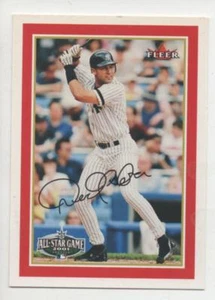 ¡RARO! Ritz/Oreo Fleer 2001 All-Star Game rojo #2 Derek Jeter - Imagen 1 de 1