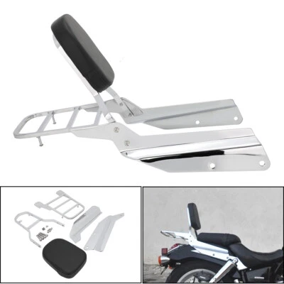 Backrest Sissy Bar w/Luggage Rack for 02-Up Honda VTX1300 VTX1800 C&F Model ONLY - Imagem 1 de 4