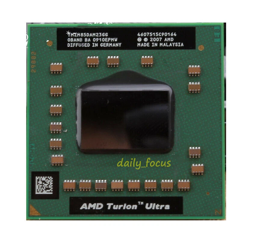 AMD Turion X2 Ultra ZM-85 TMZM85DAM23GG 2.3GHz Socket S1 CPU Processor - Image 1 of 4