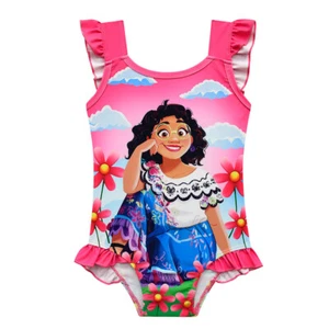 Girls Disney Encanto Mirabel swimsuit one piece many sizes Toddler & Girls NIB - Picture 1 of 14