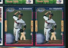 Lot (2) 2011 Grandstand #21 Alex Wimmers Fort Myers Miracle (CD14) SWSW6  