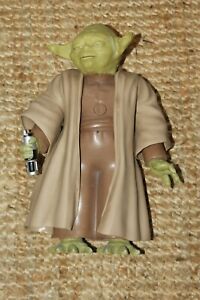 Disney Store Exclusive 2014 Interactive Talking Yoda Lights & Sounds Working 10"