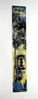 Shakespeare Batman Fishing Kit All In One Rod & Reel Tackle DC Comics Rare NOS - Image 1 of 4