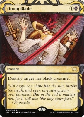 MTG Strixhaven: Mystical Archives STA Doom Blade MINT (SELECT) - Image 1 of 4