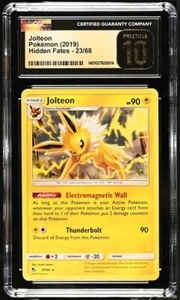 Pokemon Jolteon 23/68 Hidden Fates - CGC 10 PRISTINE - Picture 1 of 2