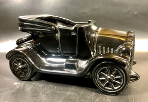 Vintage McCoy Black Model T Planter ~ 10" #750 Ceramic Pottery Car USA - Picture 1 of 14