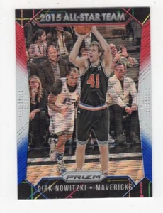 2015-16 PANINI PRIZM RED, WHITE & BLUE PRISM DIRK NOWITZKI DALLAS MAVERICKS #371 - Picture 1 of 2