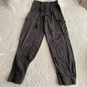 Zara Sweatpants Black Women's Size 5 Womens Elastic Waist Pocket Jogger - Picture 1 of 8