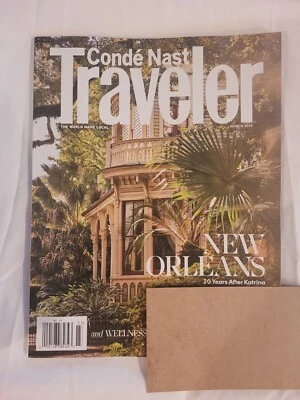 Conde Nast Traveler Magazine March 2025 New Orleans *Label Not Cut/Altered* - Image 1 of 2