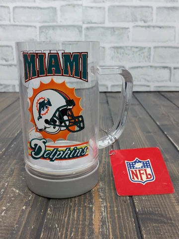 Miami Dolphins Light Up Mug 20 oz Cup - Plastic NFL GLO MUG Cover