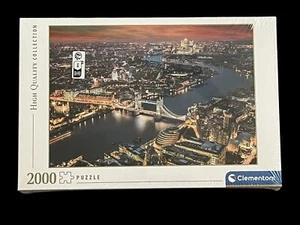 Clementoni Colección Alta Calidad Londres Vista Aérea 2000 Piezas 38 x 26 Nuevo - Imagen 1 de 2