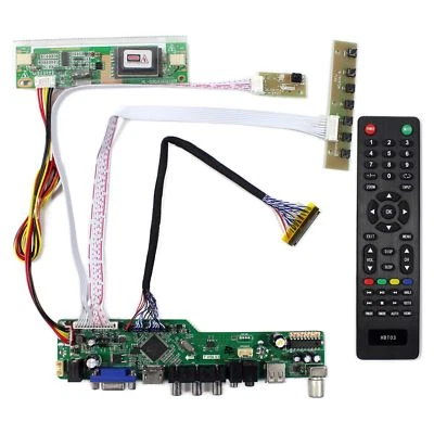 HD VGA AV USB  LCD Controller Board For 18.4" N184H1 LTN184HT03 1920x1080 LCD - Image 1 of 4