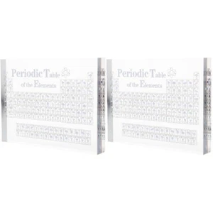 2 Stück Periodensystem Dekoration Periodensystem der Elemente Dekoration - Bild 1 von 12