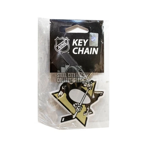 Pittsburgh Penguins Vinyl Logo Keychain Cover