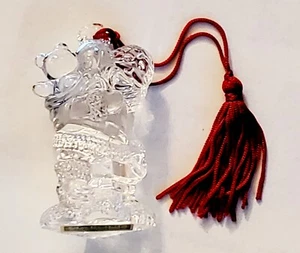 Waterford Marqués Americano Santa Cristal Adorno de Navidad Hecho en Alemania De Colección - Imagen 1 de 10