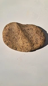 Old Aboriginal small stone double groove grinding implement - Picture 1 of 6