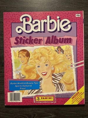 Panini Barbie 1989 Sticker Album 100% Complete With Original Postcard Inserts - Image 1 of 4