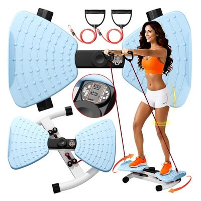 Aparador de cintura com faixas de resistência, equipamento portátil de ginástica em casa para fitness - Imagem 1 de 4