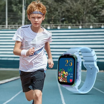 Reloj inteligente para niños con GPS - Teléfono impermeable y rastreador de seguridad Foto 1 de 4