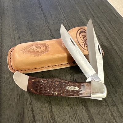 Navaja de Bolsillo Case 189 Plegable Junta Deslizante Acero Inoxidable Marrón Foto 1 de 4