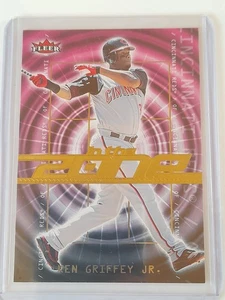 Fleer 2007 In The Zone Gold Parallel Ken Griffey Jr. Pink Card Selten Rar MLB - Bild 1 von 4