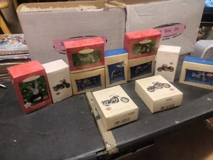 Lote de 11 adornos de motocicleta Hallmark Harley Davidson recuerdo - Imagen 1 de 6