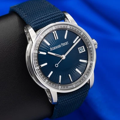 2025 Audemars Piguet Code 11.59 Blue Men's Watch - 15210ST New & Unworn - Image 1 of 4